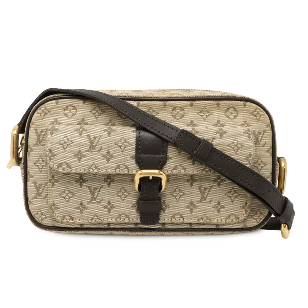 LOUIS VUITTON Monogram Juliette Crossbody Bag Canvas Leather Khaki Green